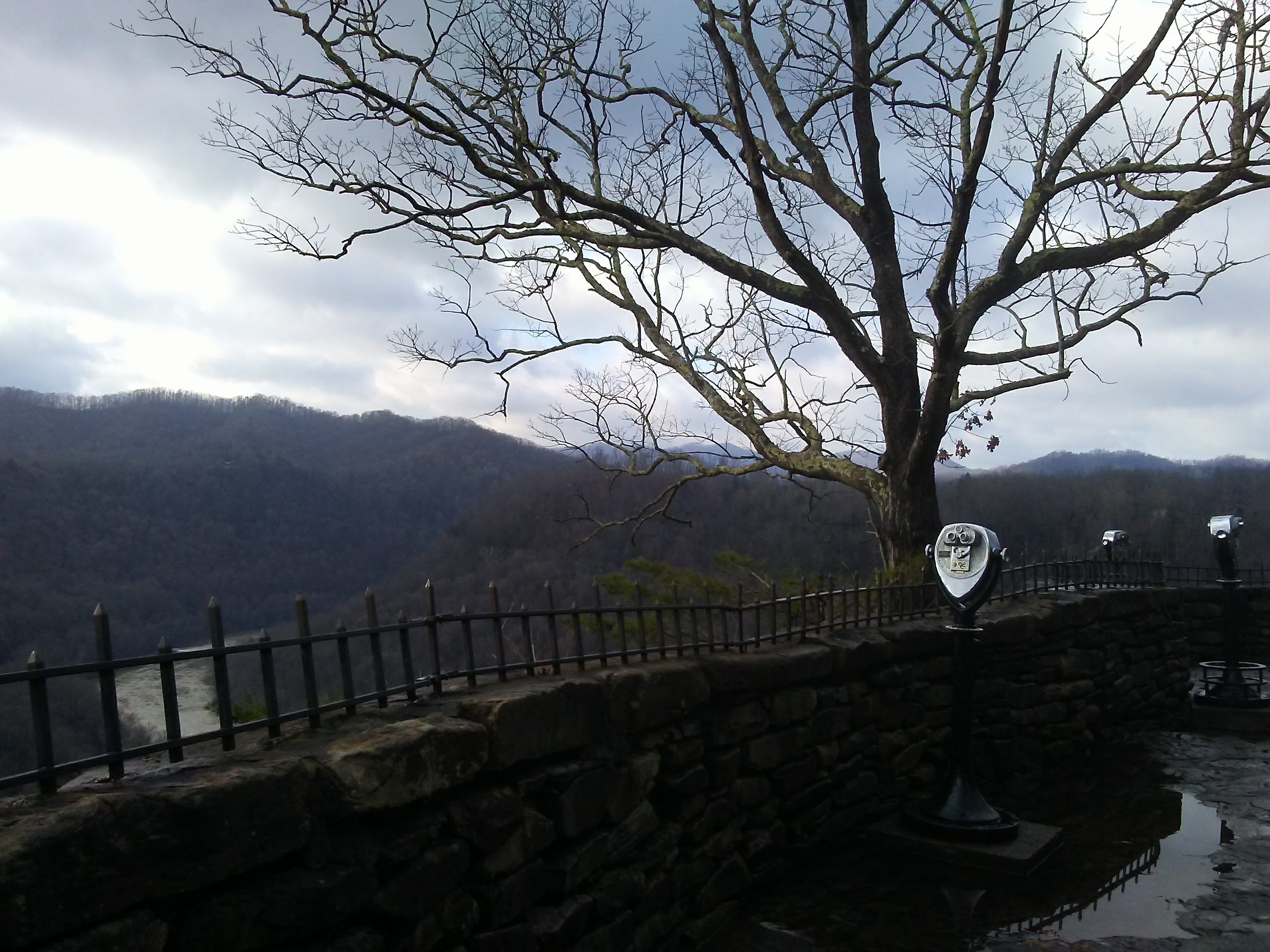 Hawk's Nest State Park overlook